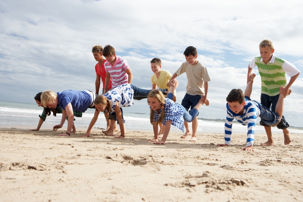 actividades recreativas en la playa para toda la familia