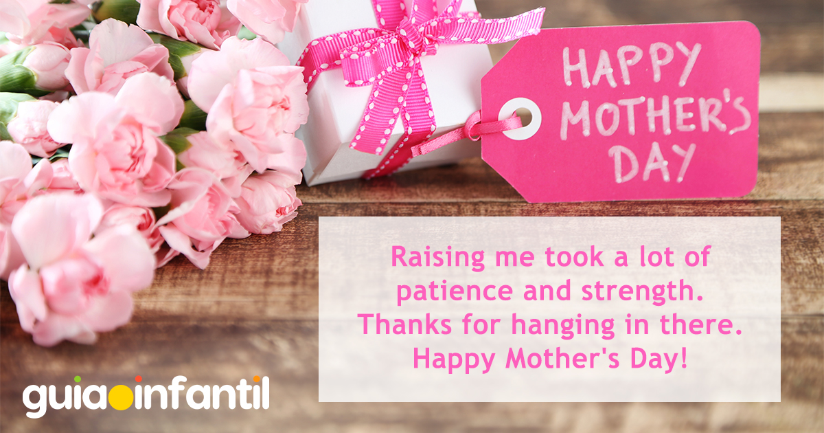 Tarjeta Del Día De Las Madres Felices Con Liebres. Tarjeta De Felicitación Para Mamá Con
