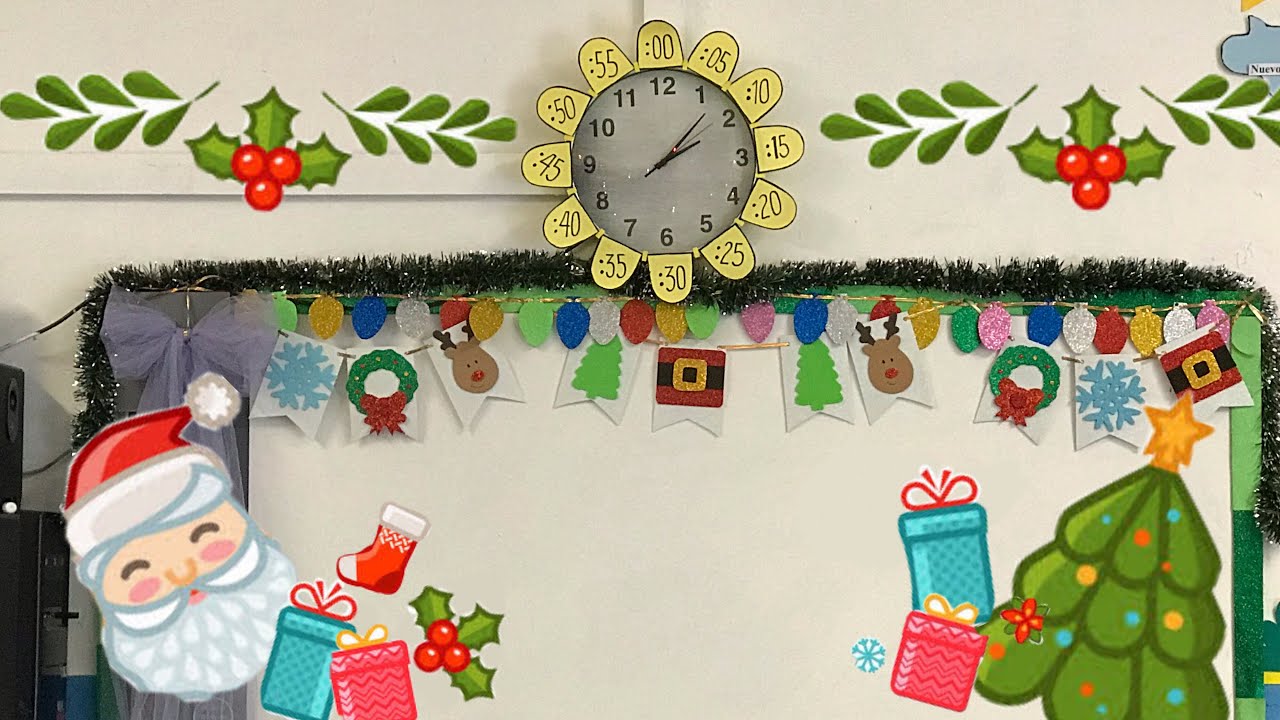 Ideas Creativas para Decoraciones Navideñas para Salón de Clases
